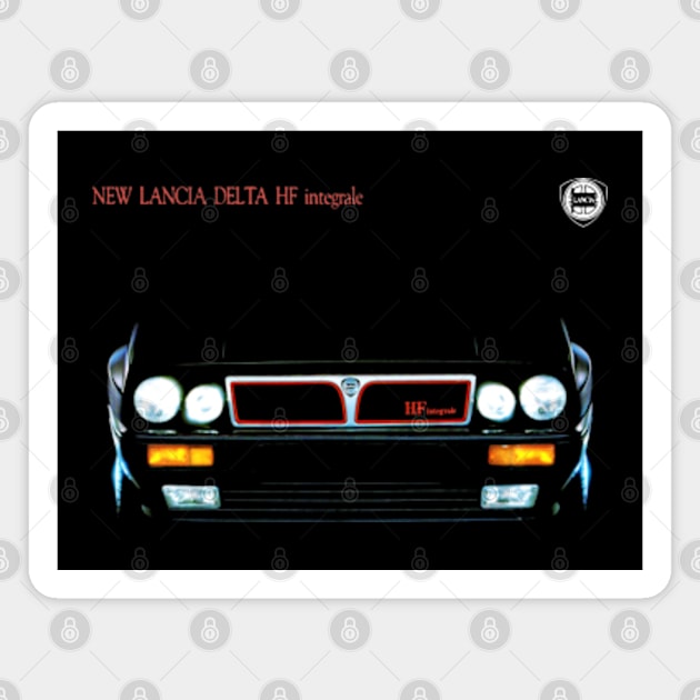 DELTA INTEGRALE - brochure Magnet by Throwback Motors